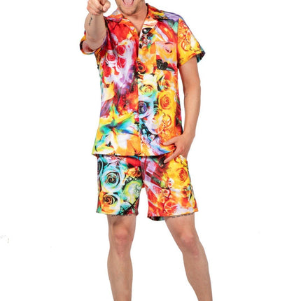 Feestbazaar Festival Outfit Summer Multi Flower Heren