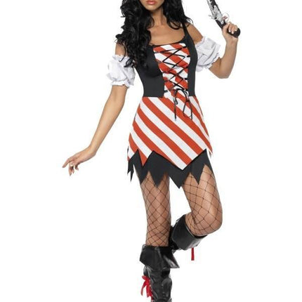 Feestbazaar Fever dames piraten verkleedkostuum