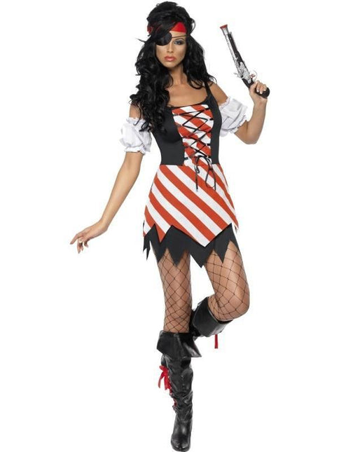 Feestbazaar Fever dames piraten verkleedkostuum