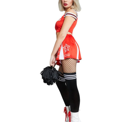 Feestbazaar Fever Devil Cheerleader Kostuum Compleet