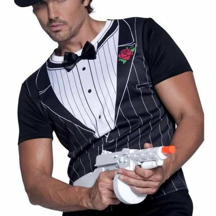 Feestbazaar Fever Gangster T-shirt man