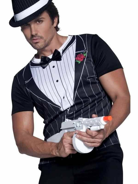 Feestbazaar Fever Gangster T-shirt man