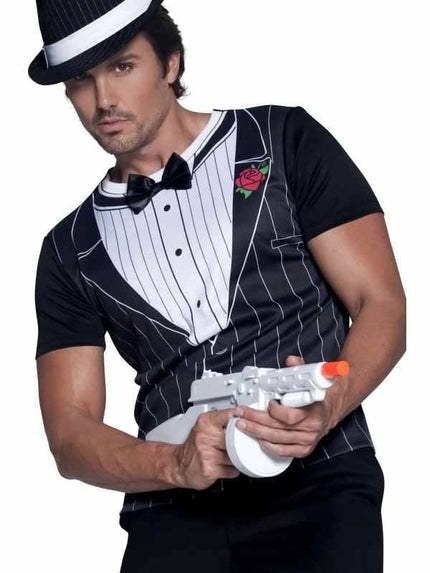 Feestbazaar Fever Gangster T-shirt man