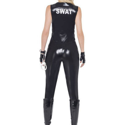 Feestbazaar Fever SWAT kostuum vrouw