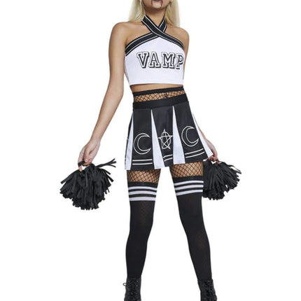 Feestbazaar Fever Vamp Cheerleader Pakje Dames Compleet