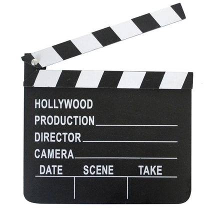 Feestbazaar Film klap bord Hollywood