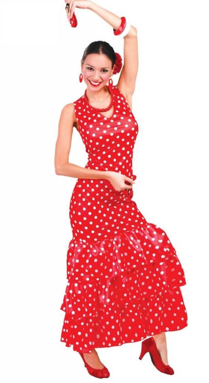 Feestbazaar Flamenco danseres jurk vrouw