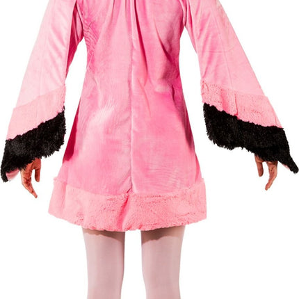 Feestbazaar Flamingo Jurk Met Capuchon