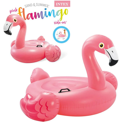 Feestbazaar Flamingo opblaasbaar (142x97cm)