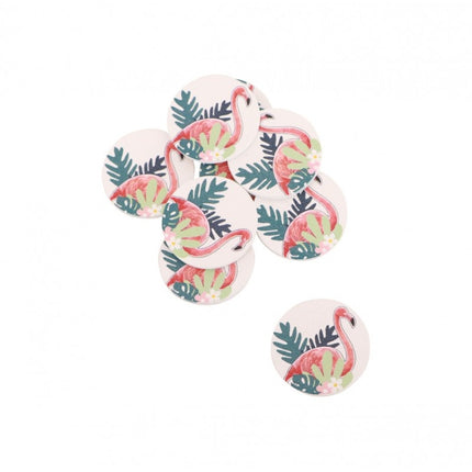 Feestbazaar Flamingo Tafelconfetti (12st)
