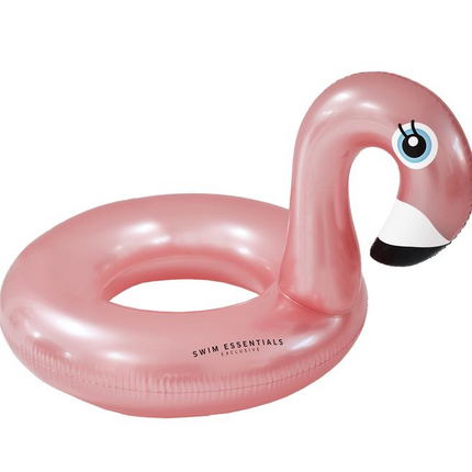 Feestbazaar Flamingo zwemband roze opblaasbaar