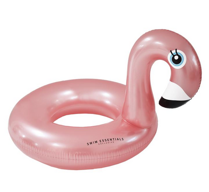 Feestbazaar Flamingo zwemband roze opblaasbaar