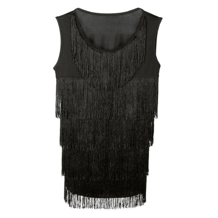Feestbazaar Flapper Top Zwart