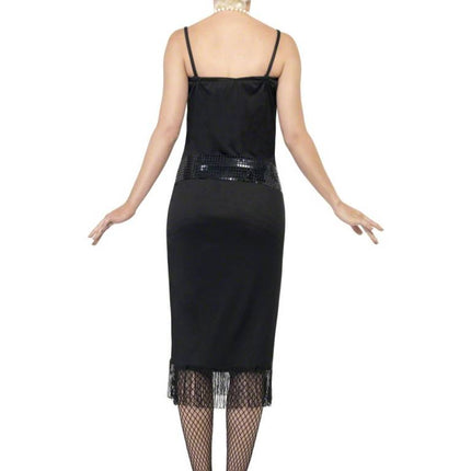 Feestbazaar Flappers Jurk zwart