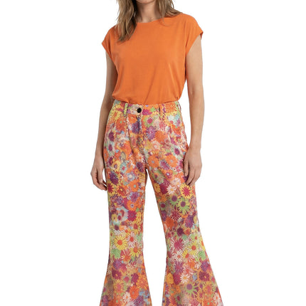 Feestbazaar Flared Broek Daisy Dream