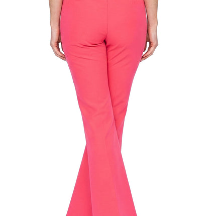 Feestbazaar Flared Broek Neonroze Dames