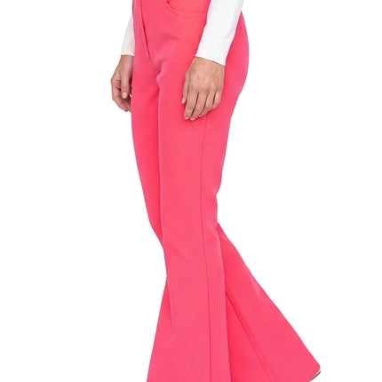 Feestbazaar Flared Broek Neonroze Dames