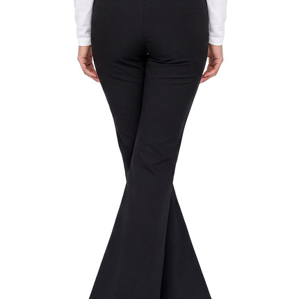 Feestbazaar Flared Broek Zwart Dames
