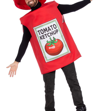 Feestbazaar Fles Tomato Ketchup Kostuum