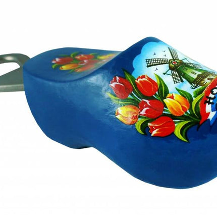Feestbazaar Flesopener Klomp Blauw