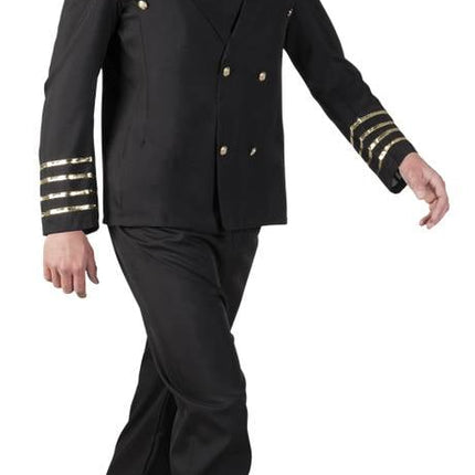 Feestbazaar Flight Captain piloten pak compleet