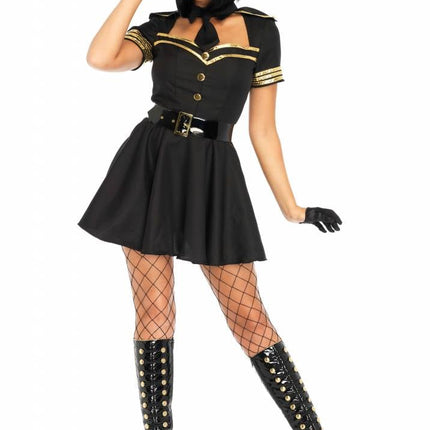 Feestbazaar Flirty Flight Captain pakje dames