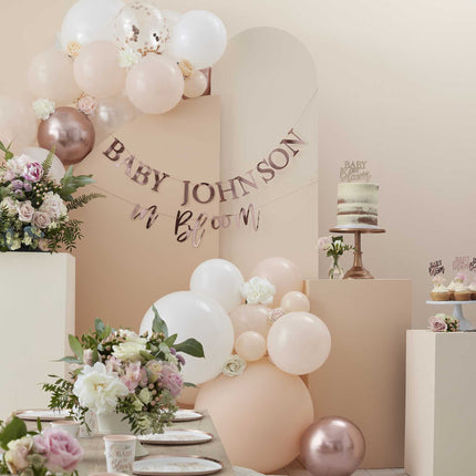 Feestbazaar Floral Baby In Bloom Bekers (8st)
