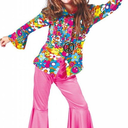 Feestbazaar Flower Power blouse kind