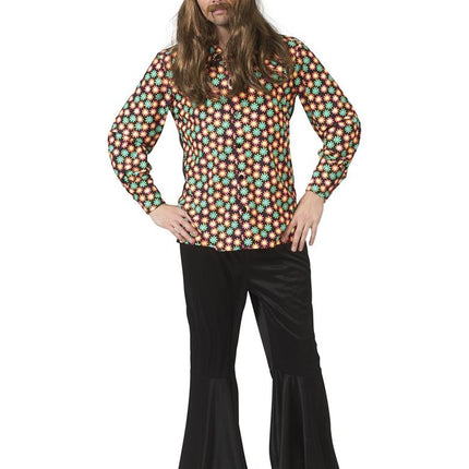 Feestbazaar Flower Power Blouse Phoenix Heren