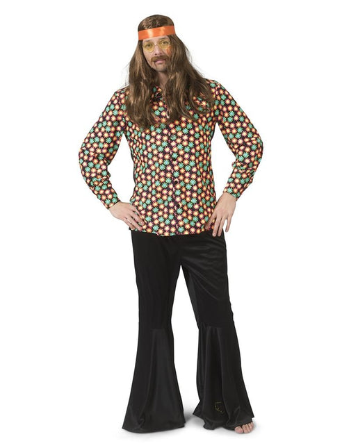 Feestbazaar Flower Power Blouse Phoenix Heren