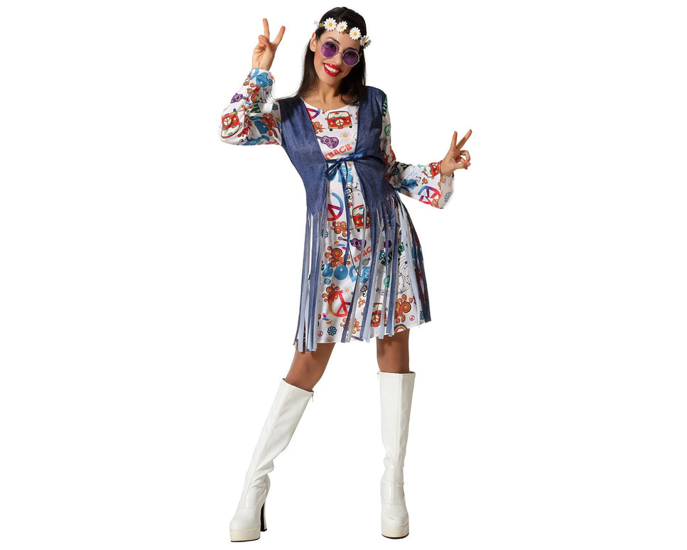 Feestbazaar Flower Power Jurkje Danica