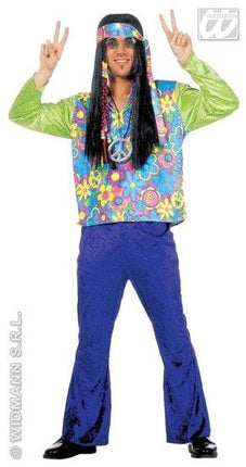 Feestbazaar Flower Power pak fluweel Keenak