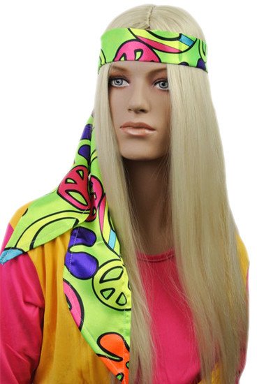 Feestbazaar Flower Power Shawl voor Haar-Hals-Taille