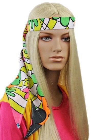 Feestbazaar Flower Power Shawl voor Haar-Hals-Taille