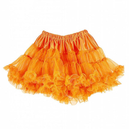 Feestbazaar Fluff Tutu neon oranje