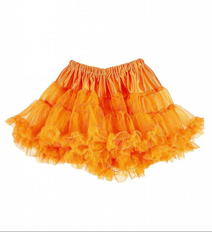 Feestbazaar Fluff Tutu neon oranje