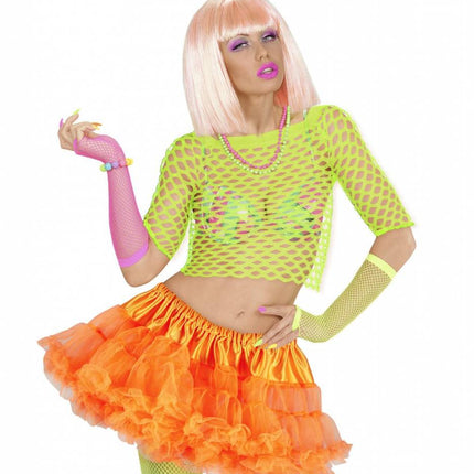 Feestbazaar Fluff Tutu neon oranje