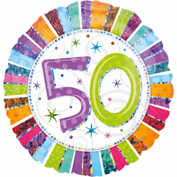 Feestbazaar Folie ballon 50 verjaardag