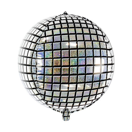 Feestbazaar Folie Ballon Bal Holografisch Disco 40cm