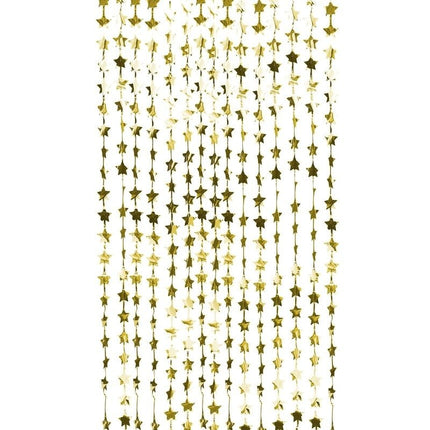 Feestbazaar Folie Gouden Backdrop Sterren