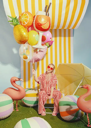 Feestbazaar Folieballon Ananas Geel (38x68 cm)