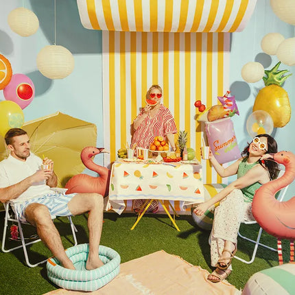 Feestbazaar Folieballon Ananas Geel (38x68 cm)