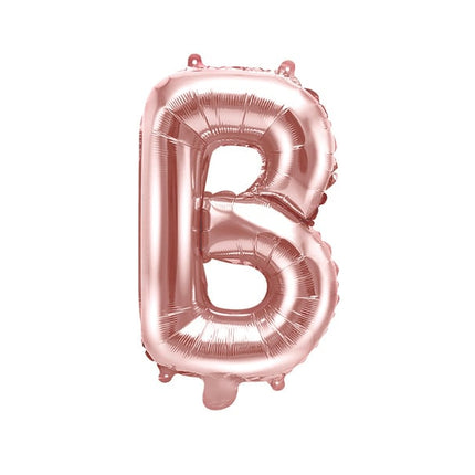 Feestbazaar Folieballon B rose goud 35cm