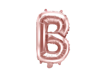 Feestbazaar Folieballon B rose goud 35cm