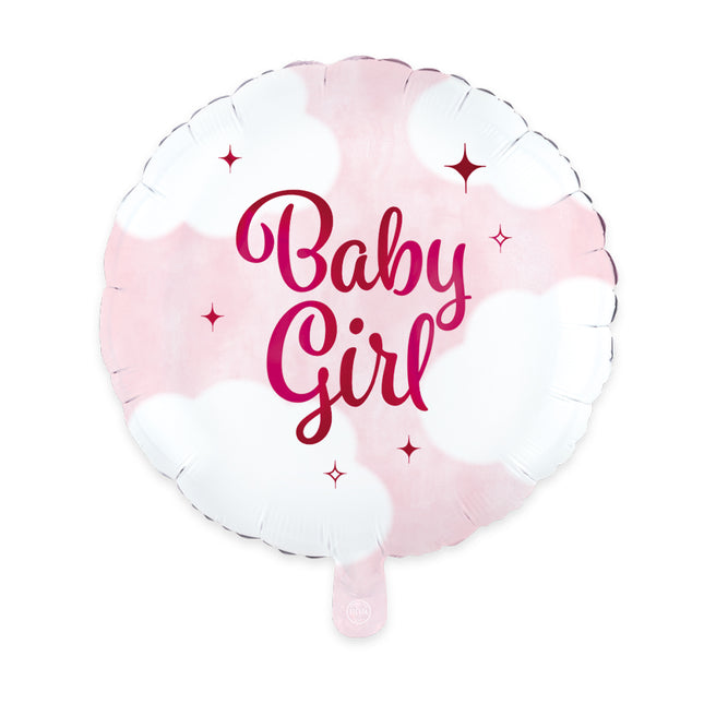 Feestbazaar Folieballon Baby Girl (46cm)