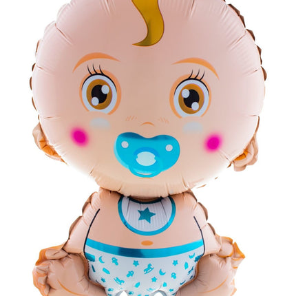 Feestbazaar Folieballon baby jongen 69cm