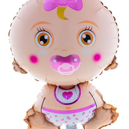 Feestbazaar Folieballon baby meisje 69cm