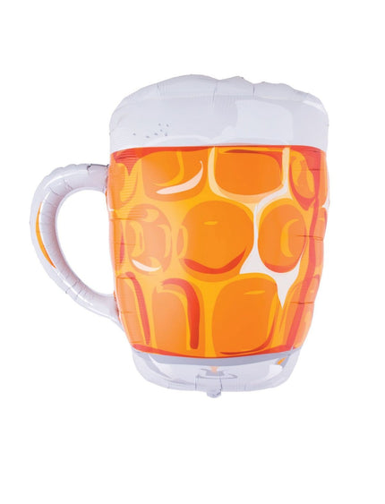 Feestbazaar Folieballon Bierglas groot 100cm