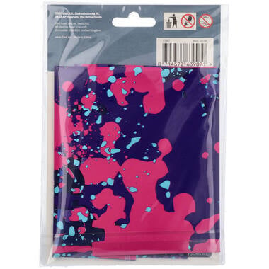 Feestbazaar Folieballon Cijfer 7 Paint Splash Neon (86cm)