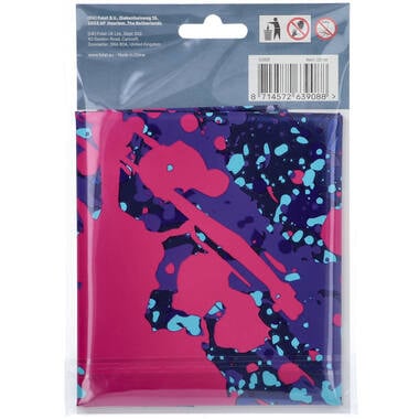 Feestbazaar Folieballon Cijfer 8 Paint Splash Neon (86cm)